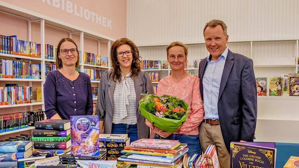 Freude bei Spendern und Empfängern: Constanze Reißig, Anett Brachwitz sowie Kristina und Christoph Jansen.