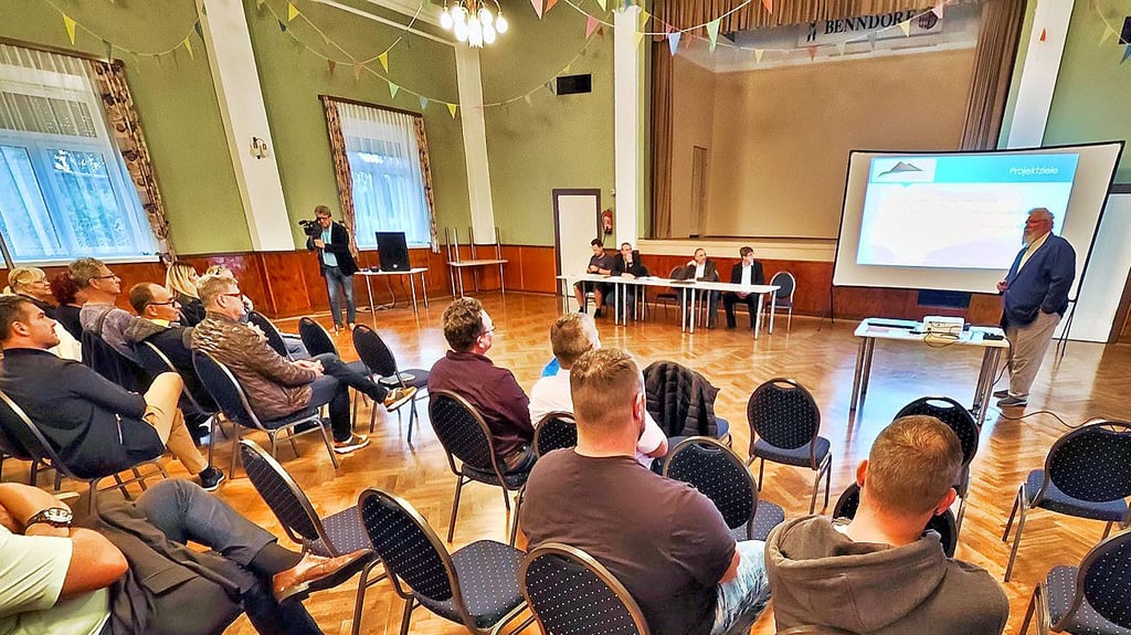 Die Studie wurde im Benndorfer Kulturhaus vorgestellt.