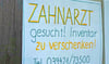 Traurige Realität in Osterwieck: Diese Zahnarztpraxis ist seit dem Jahreswechsel aus Altersgründen geschlossen. Trotz des im Fenster offerierten Angebots auf kostenlose Übernahme des Praxisinventars gibt es bisher keine Aussicht auf einen Nachfolger.