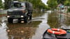 Das Hochwasser in Frankfurt (Oder) geht allmählich zurück.