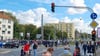 Die Busfahrt des Karlsruher SC zum Kölner Stadion endete früher als geplant.