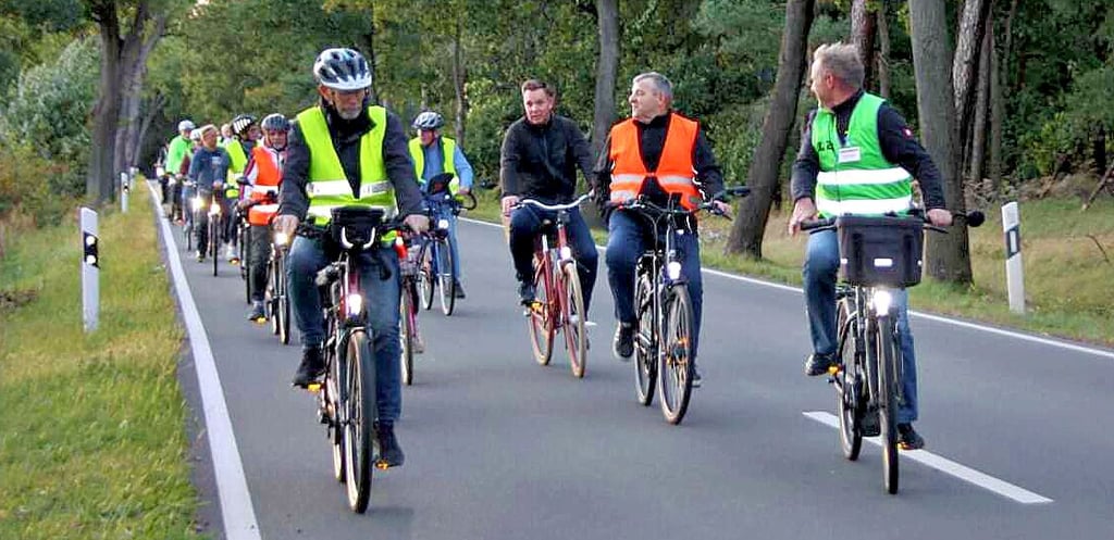 Wetterfeste Kleidung durfte bei der Fahrraddemo im September nicht fehlen.