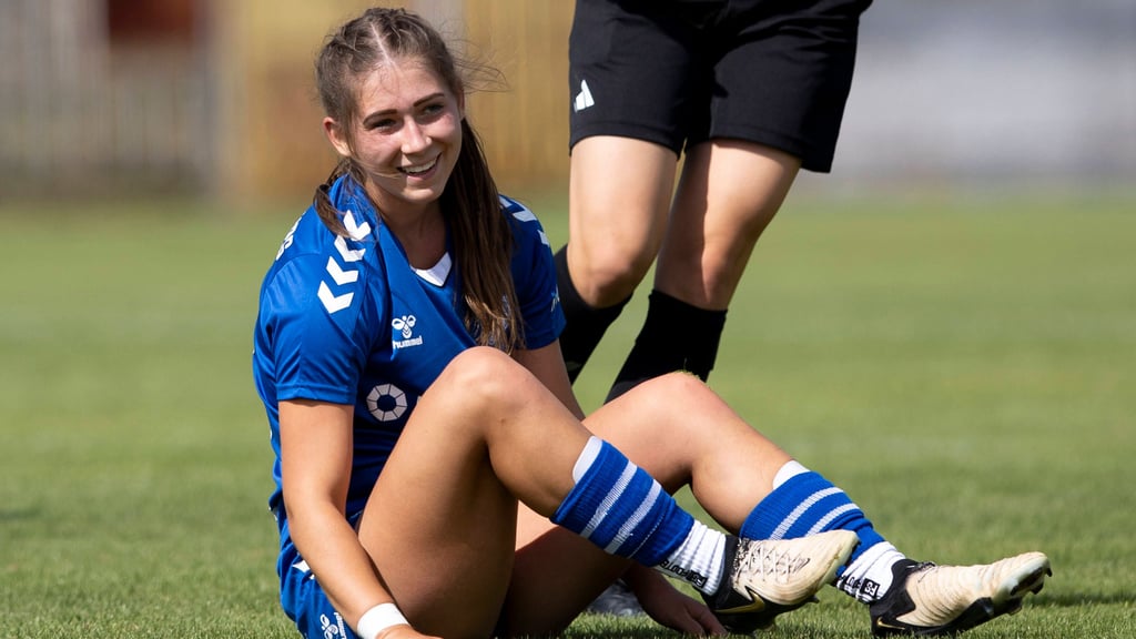 Auch Neele Abraham vom 1. FC Magdeburg konnte die Niederlage gegen dominantes Viktoria Berlin nicht verhindern.