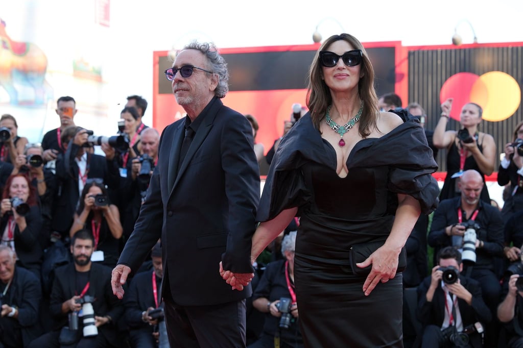 Tim Burton und Monica Bellucci bei den Filmfestspielen in Venedig. (Archivbild)