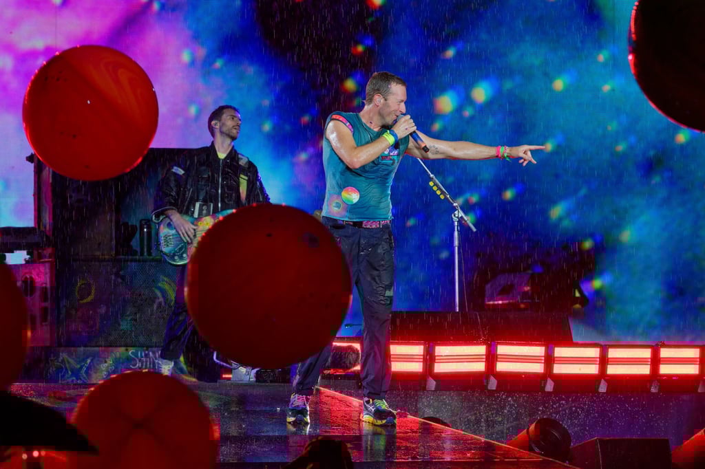Chris Martin, Sänger der britischen Band Coldplay, bei einem Konzert im Rahmen der „Music of the Spheres Tour 2024“. (Archivfoto)