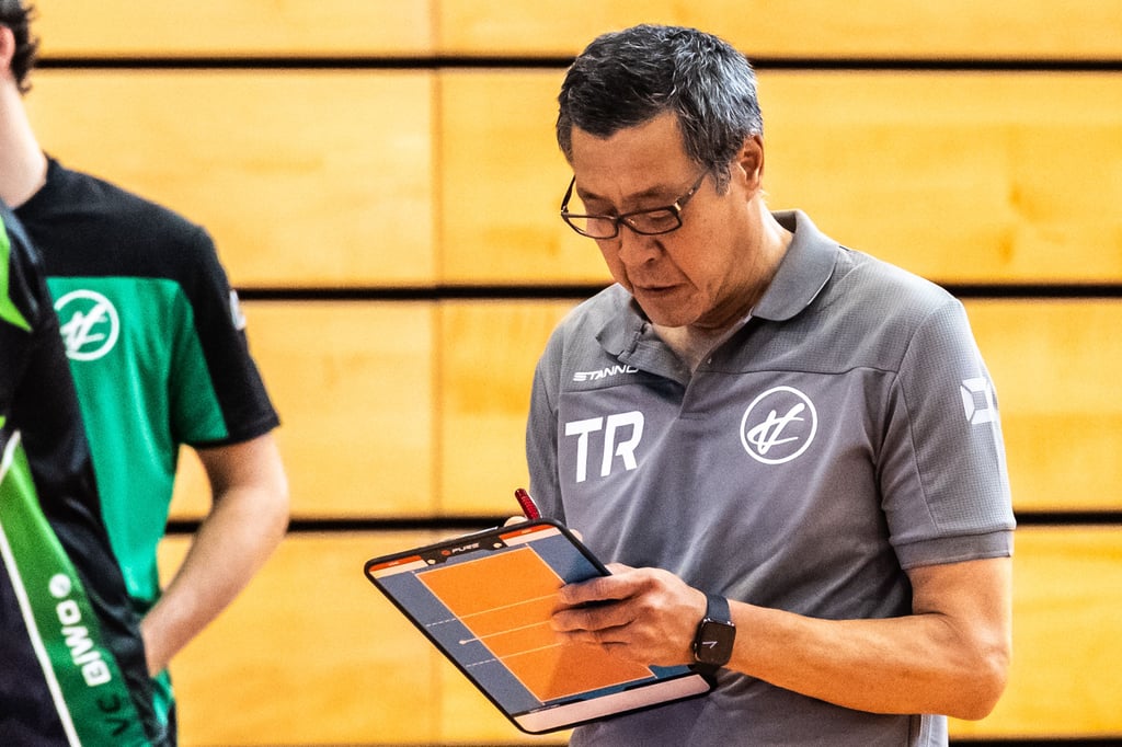 Chang Chang Liu, der Trainer des VC Bitterfeld-Wolfen. 