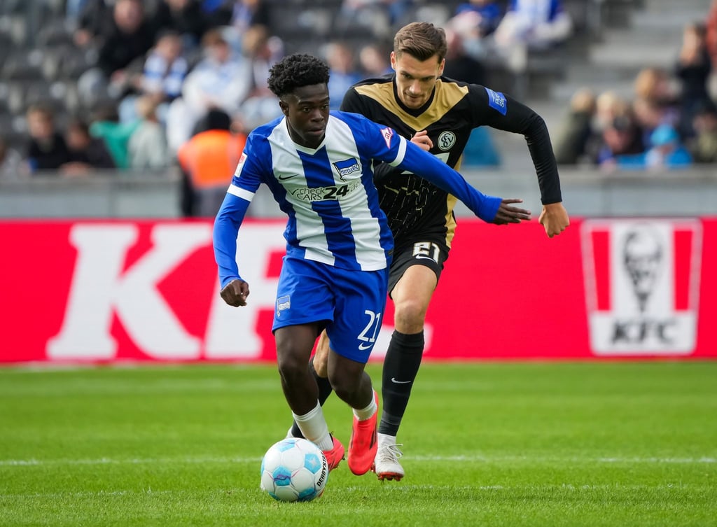 Boris Lum ist der jüngste Profi in Herthas Fußball-Historie.