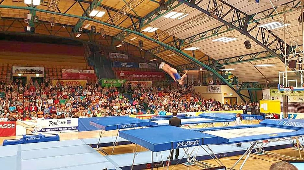 Die Deutschen Meisterschaften im Trampolinturnen finden am Freitag und Sonnabend in Dessau statt.