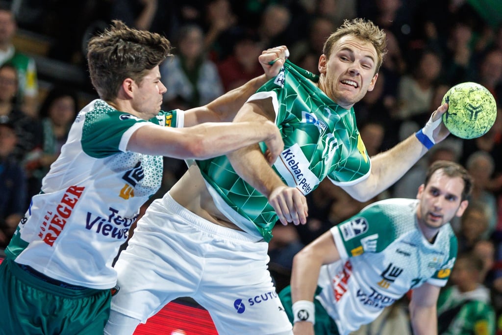Welthandballer Mathias Gidsel war bester Schütze der Berliner