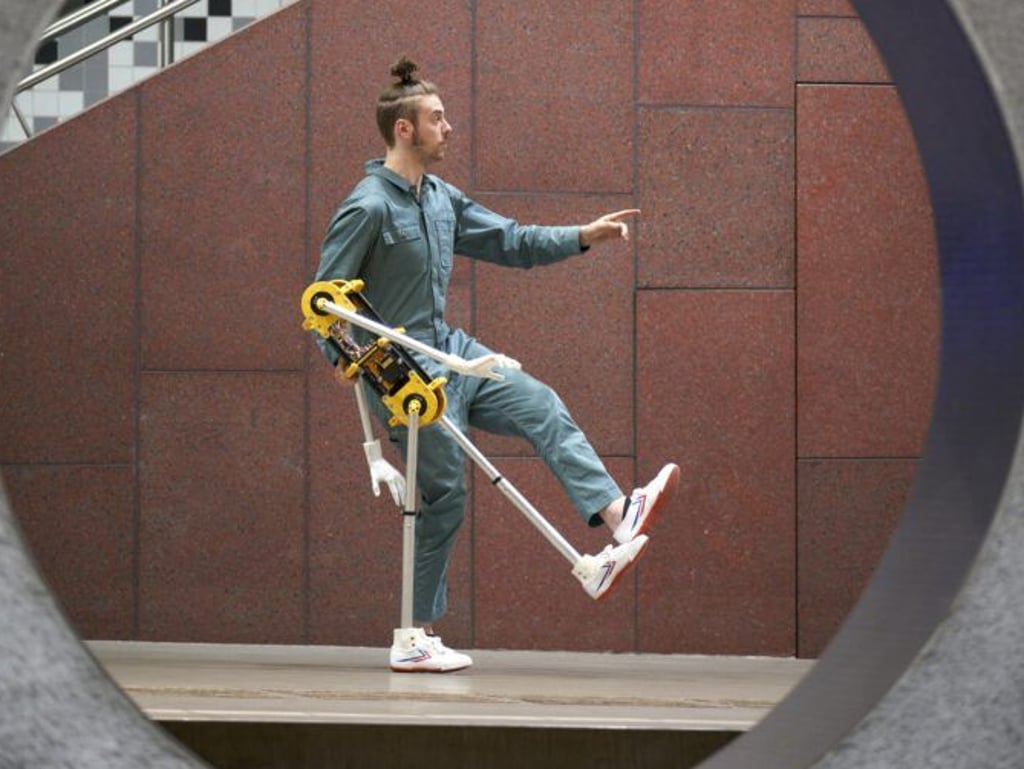 Star der Artistik-Szene: der Niederländer Daniel Simu mit „Acrobot“