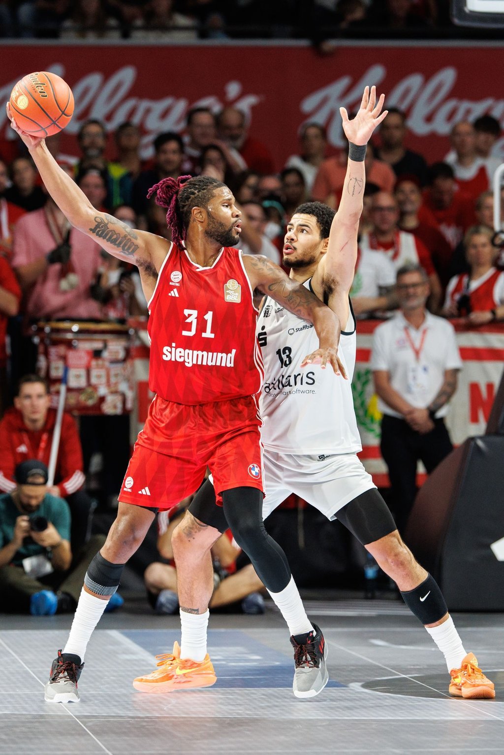 Olivier Nkamhoua war Chemnitz' bester Werfer.