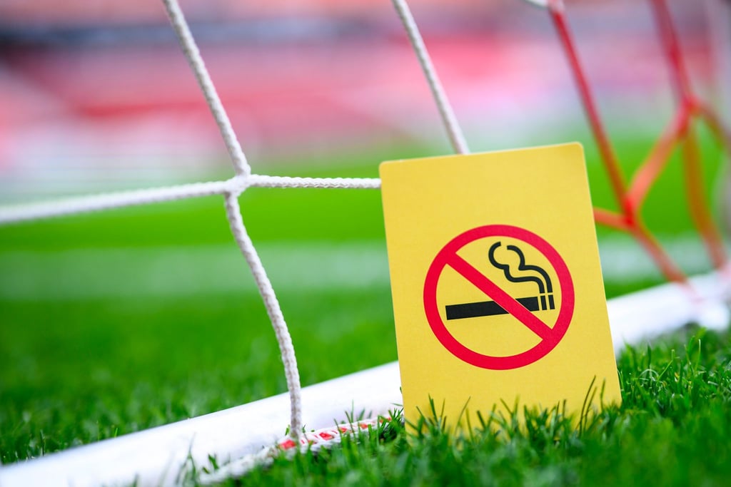 Ein Nichtraucherverein macht sich für ein Rauchverbot in allen deutschen Fußballstadien stark.