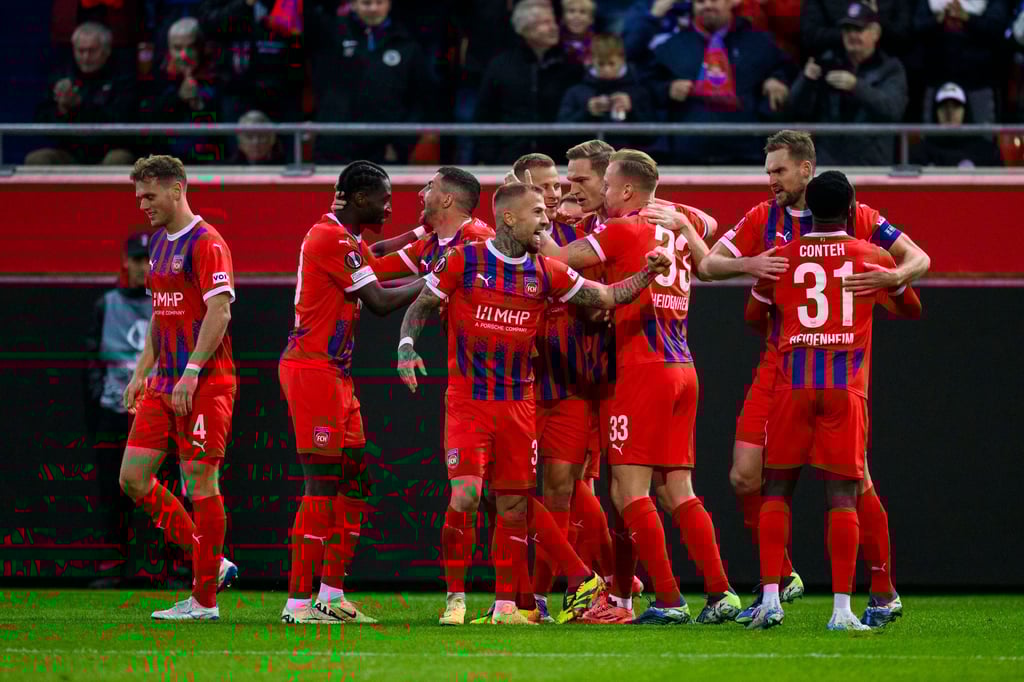Heidenheim jubelte früh über das 1:0.