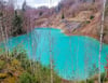 Der Blaue See zwischen Rübeland und Hüttenrode. Dort musste die Polizei dieses Jahr wegen teils chaotischer Zustände an der Zufahrtstraße und dem Parkplatz verstärkt kontrollieren.