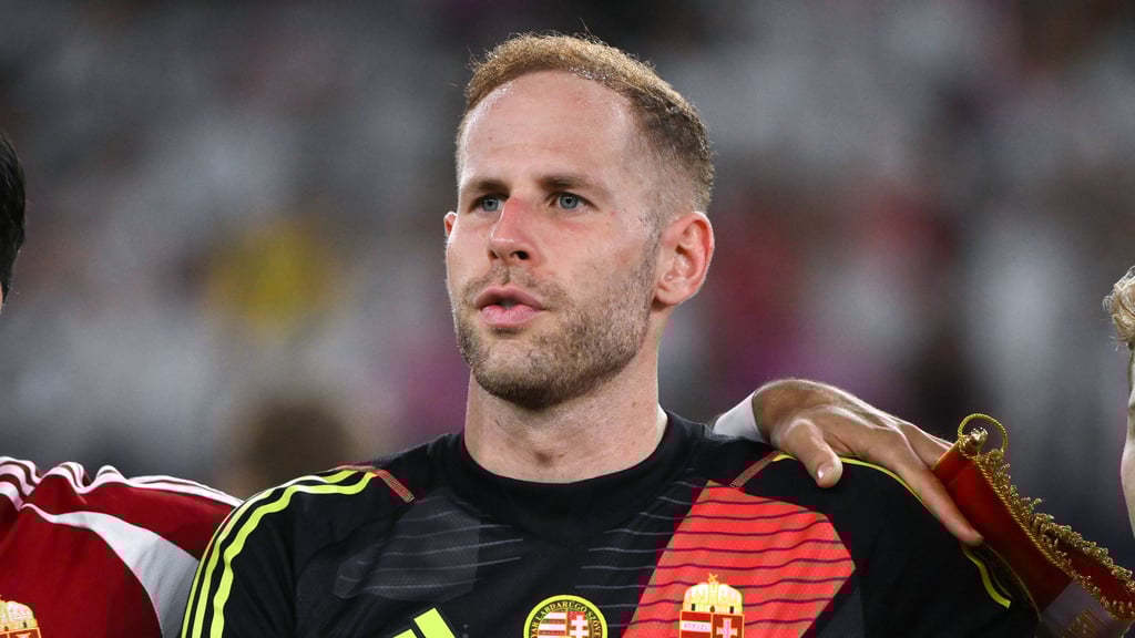 Peter Gulacsi im Trikot der ungarischen Nationalmannschaft.