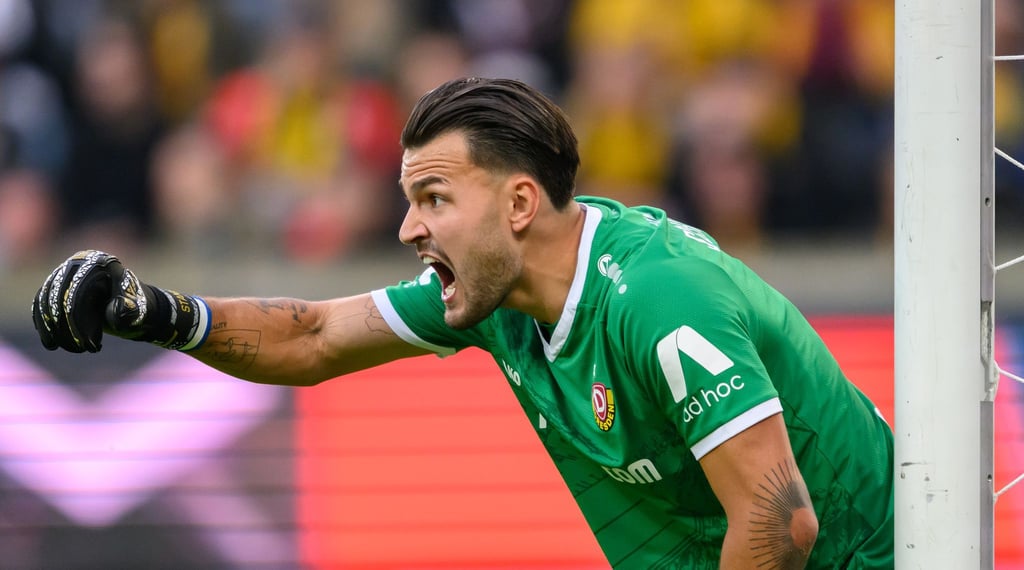 Dynamo-Schlussmann Tim Schreiber konnte die zweite Saison-Niederlage nicht verhindern.