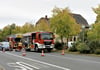 Im Keller eines Wohnhauses in der Wolfener Oppenheimstraße brannte es am Montagvormittag. Der Einsatz dauerte nicht lange.