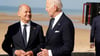 Biden will in Berlin auch Bundeskanzler Scholz treffen. (Archivbild)