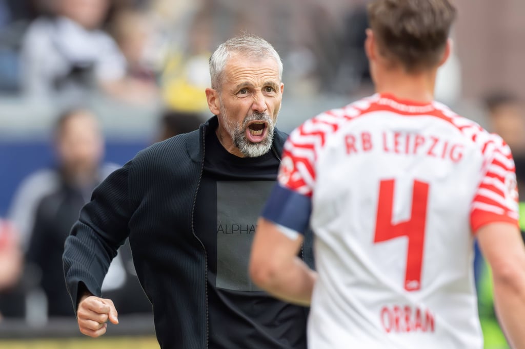 Der Trainer von RB Leipzig und sein Kapitän.