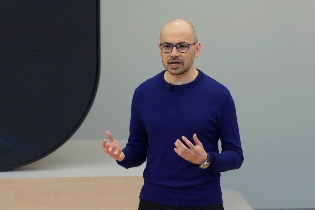 Demis Hassabis, Mitbegründer von DeepMind Technologies, spricht auf einer Veranstaltung in Mountain View.