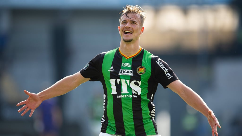 Alexander Ahl Holmström machte mit starken Leistungen in Schwedens erster Liga auf sich aufmerksam. Der 1. FC Magdeburg hat den Angreifer ab Januar 2025 unter Vertrag genommen.