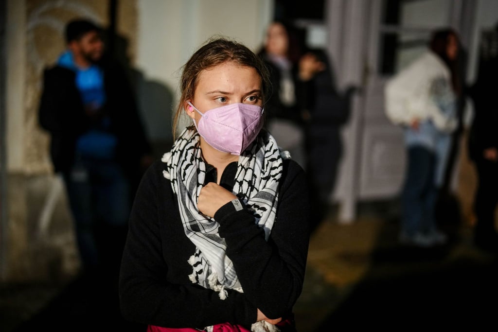 Seit dem Angriff der islamistischen Hamas auf Israel und dem darauffolgenden militärischen Vorgehen Israels im Gazastreifen hat Greta Thunberg sich mehrfach mit den Palästinensern solidarisiert und Israel Völkermord vorgeworfen. (Archivbild)