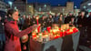 Zum fünften Jahrestag des Terroranschlags von Halle fand auf dem Marktplatz in Halle ein öffentliches Gedenken statt.