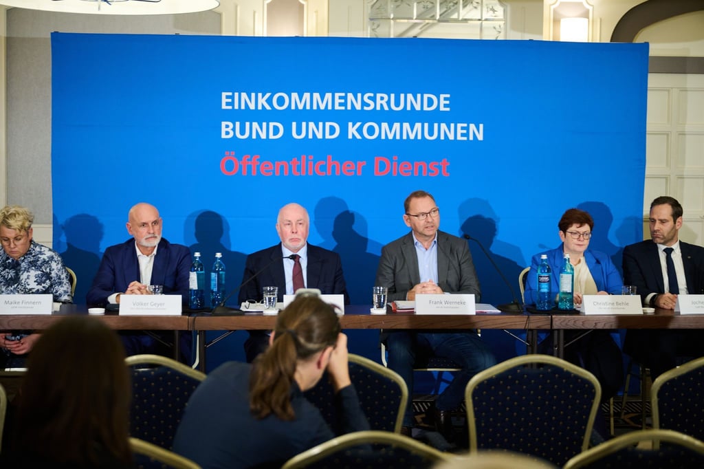 In den Tarifverhandlungen für den öffentlichen Dienst erwarten die Gewerkschaften lange Nächte.