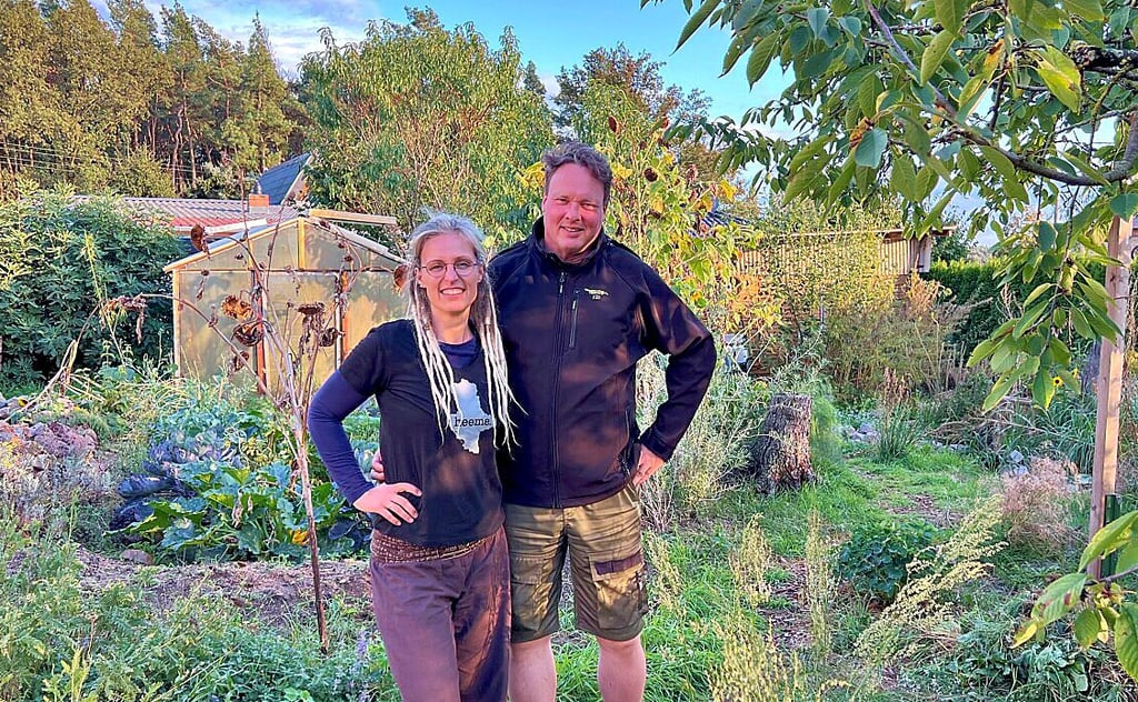 Der Nabu-Chef Zahna Uwe Keddi mit seiner Frau Katja Broßuleit.