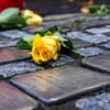 Nach dem Diebstahl aller zehn "Stolpersteine" in der Stadt Zeitz sind bereits Tausende Euro Spenden geflossen. (Archivbild)