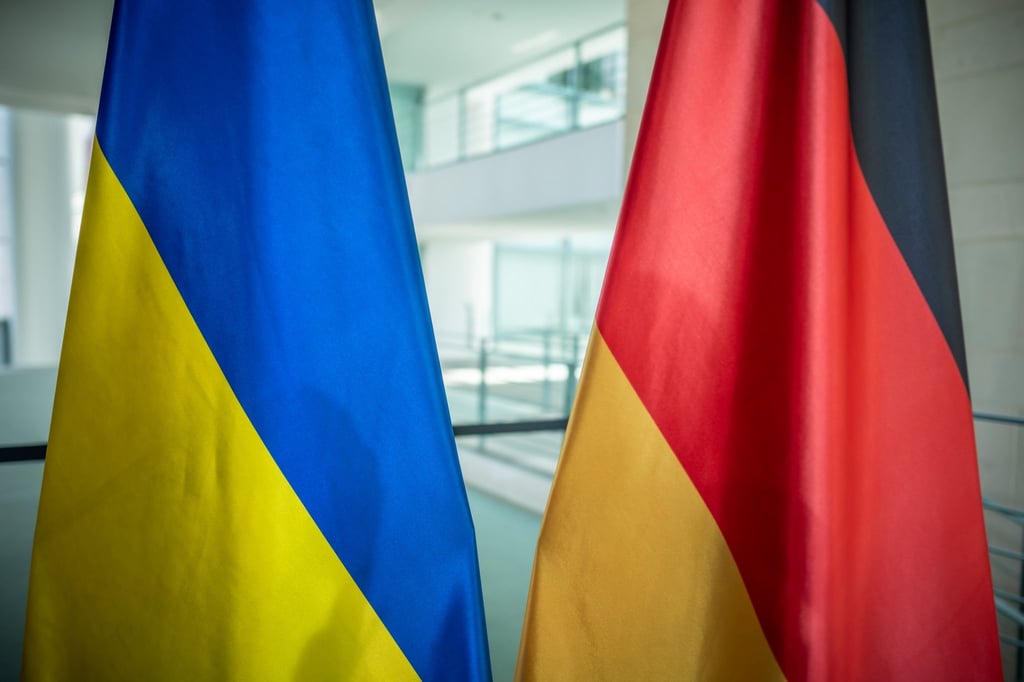 Der ukrainische Präsident Selenskyj ist in Deutschland zu Besuch.