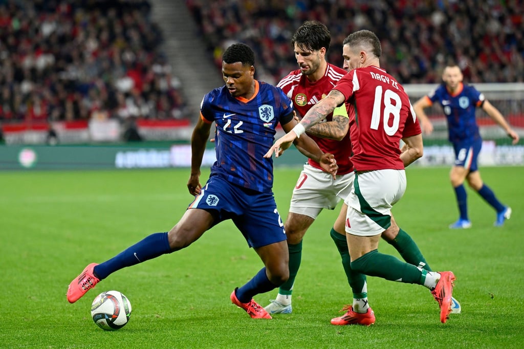 Denzel Dumfries traf für die Niederlande zum Ausgleich in Ungarn.