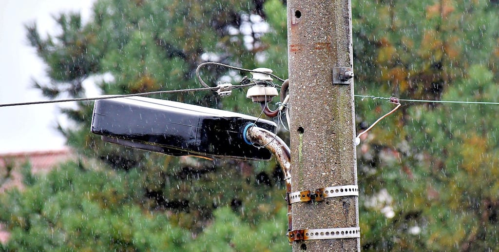 Einige Straßenlampen – wie hier in Arendsee – wirken museal.