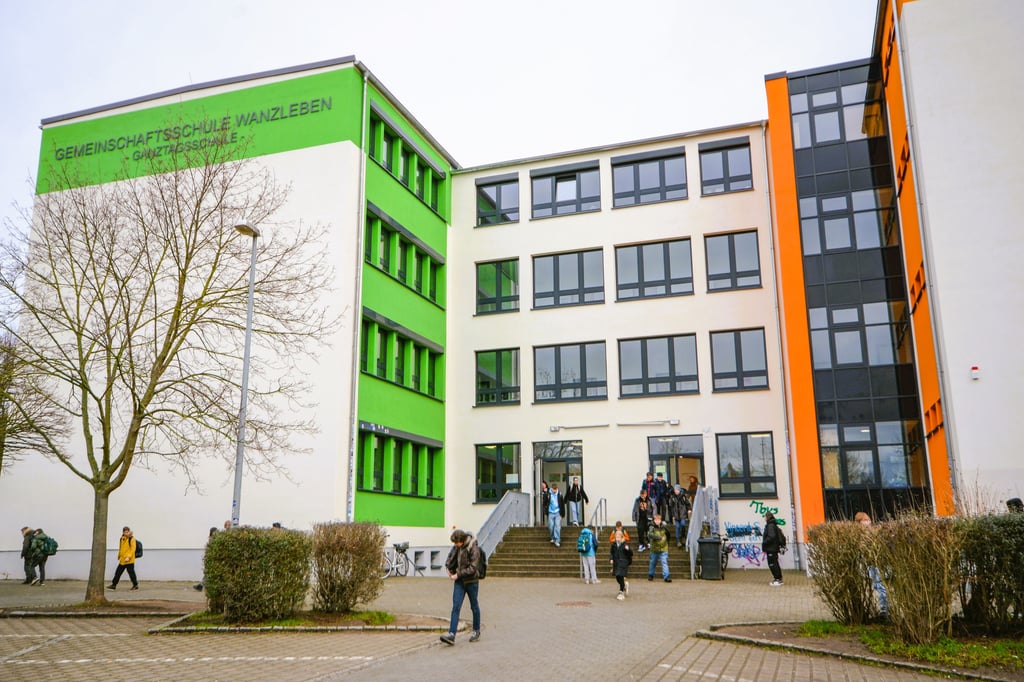 Die sanierte Gemeinschaftsschule in Wanzleben
