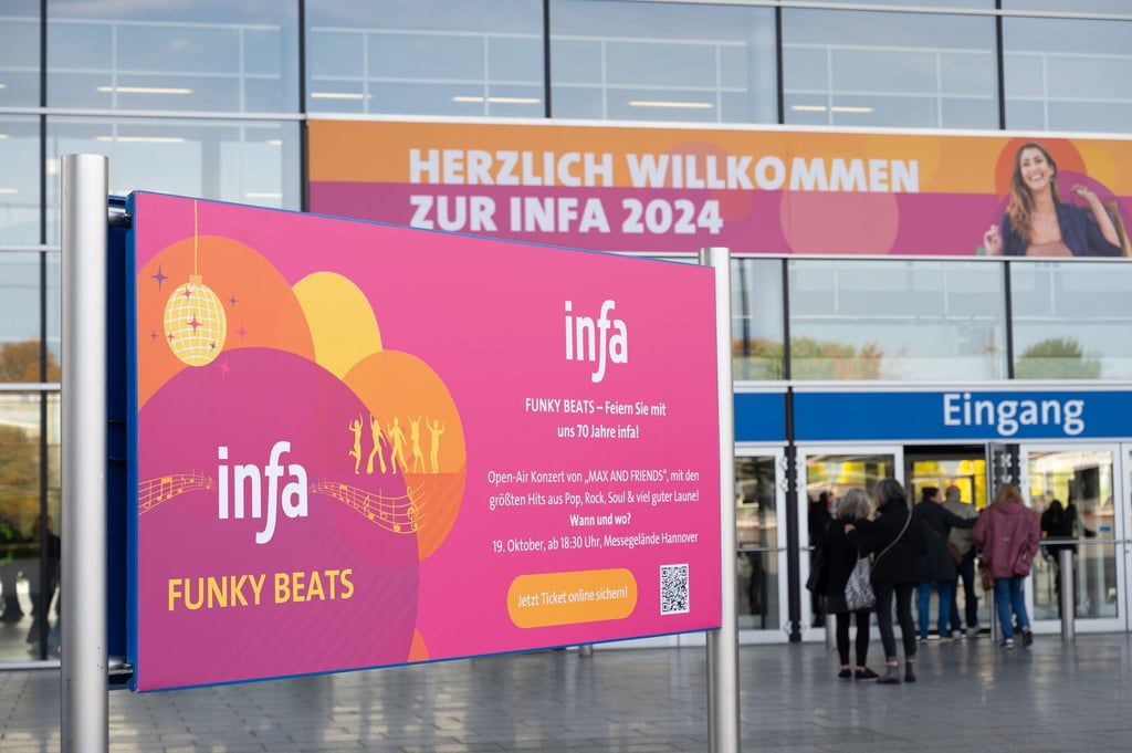 Die Erlebnis- und Einkaufsmesse Infa in Hannover ist am Wochenende in ihre 70. Auflage gestartet.