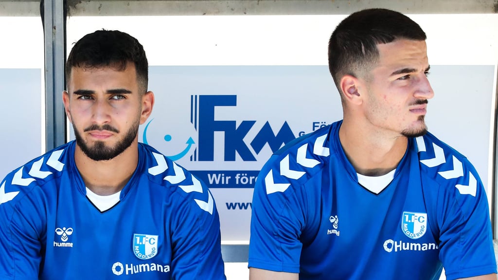 Livan Burcu (li.) spielte mit der U21-Mannschaft der Türkei, Andi Hoti blieb bisher für seine Nationalmannschaft ohne Einsatz.