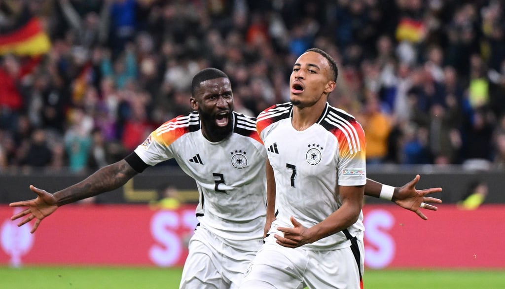 Debütant Jamie Leweling (r) war Torschütze und Matchwinner für das DFB-Team gegen die Niederlande.