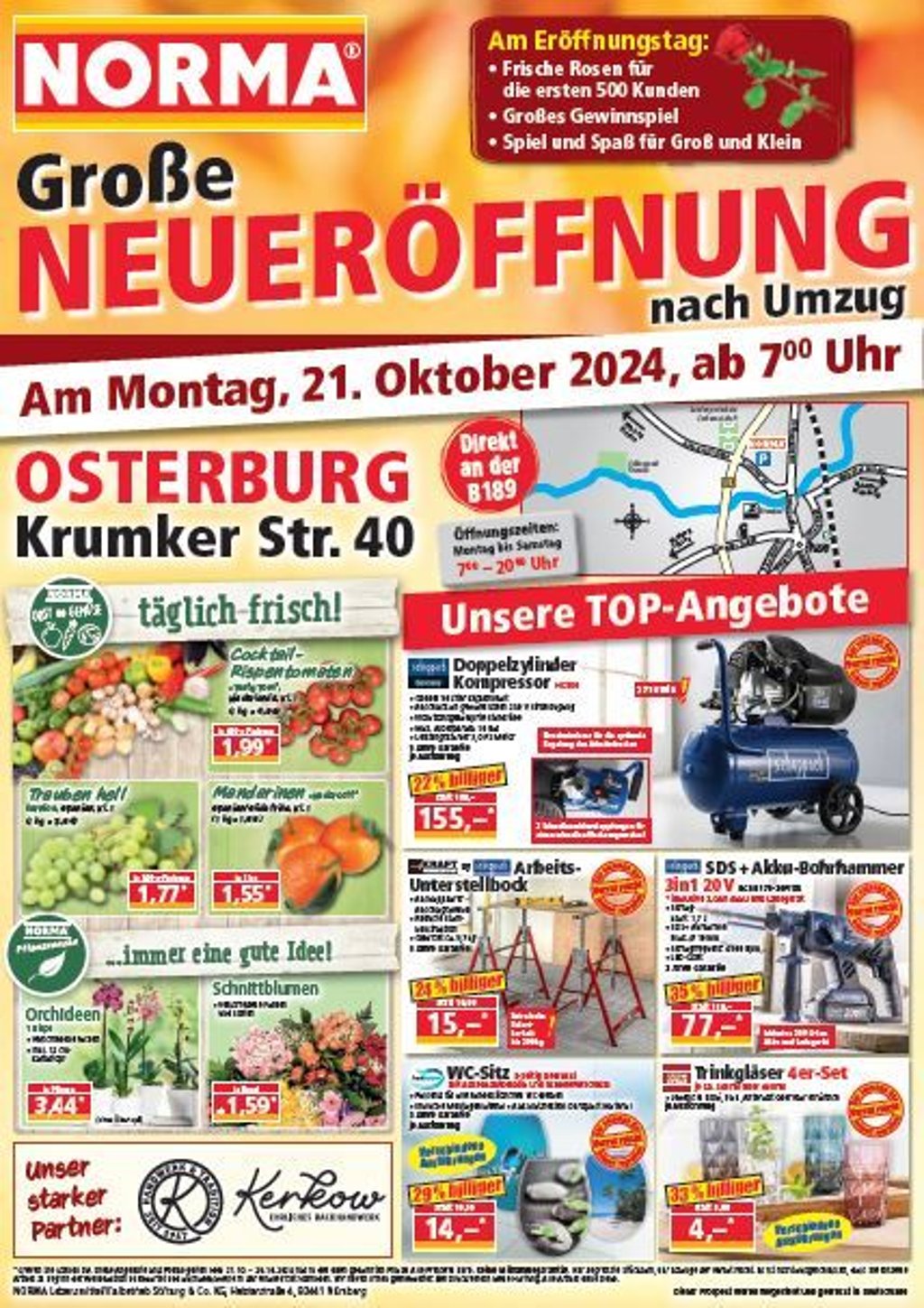 Titelbild Eröffnungsprospekt