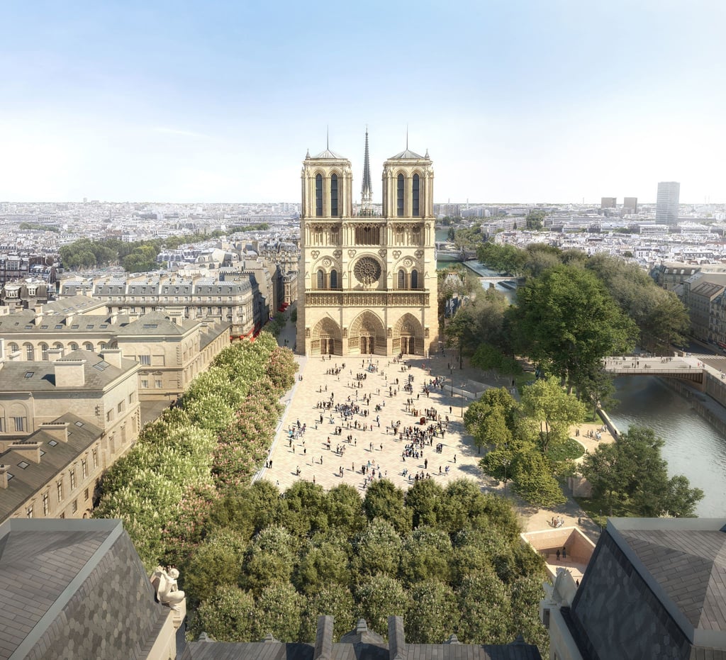 Notre-Dame Vorplatz: Bäume statt Parkplatz