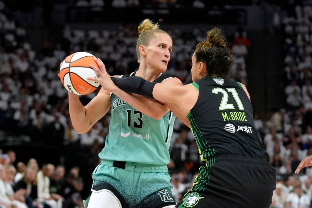 Leonie Fiebich spielt in den WNBA-Finals eine ganz starke Rolle für die New York Liberty.