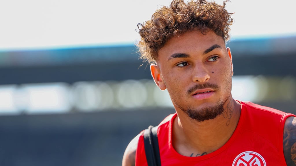 Der frühere RB-Nachwuchsspieler Armindo Sieb aus Halle im Trikot des 1. FSV Mainz 05