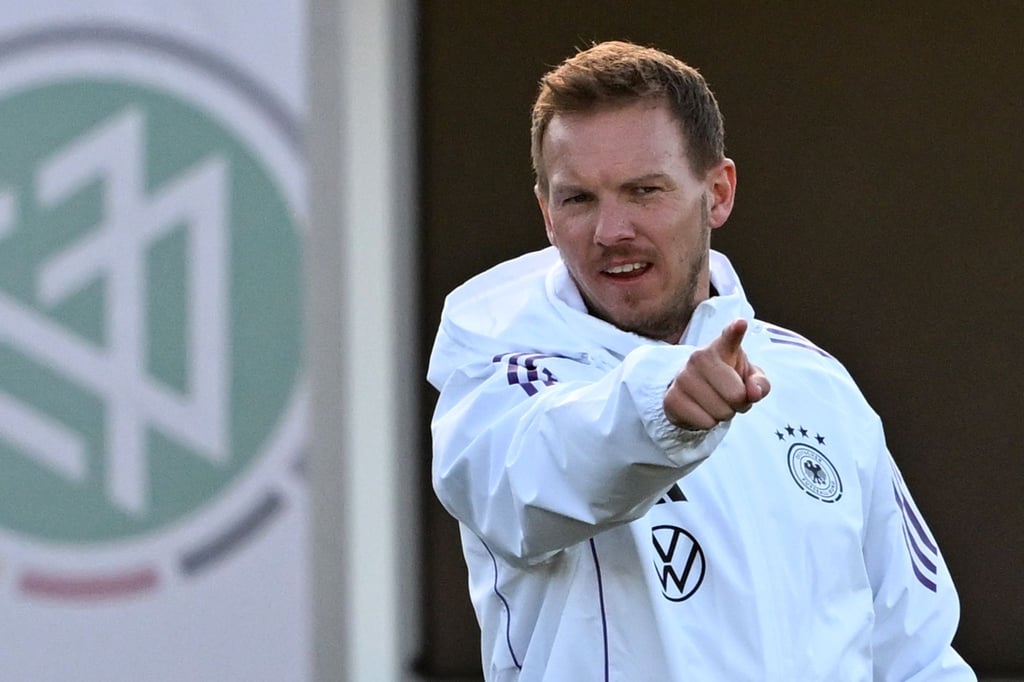 Rückkehr auf den DFB-Campus: Bundestrainer Julian Nagelsmann.