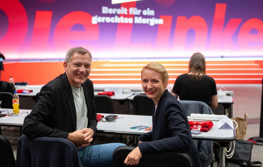 Jan van Aken und Ines Schwerdtner wollen die Linke aus der Krise führen.