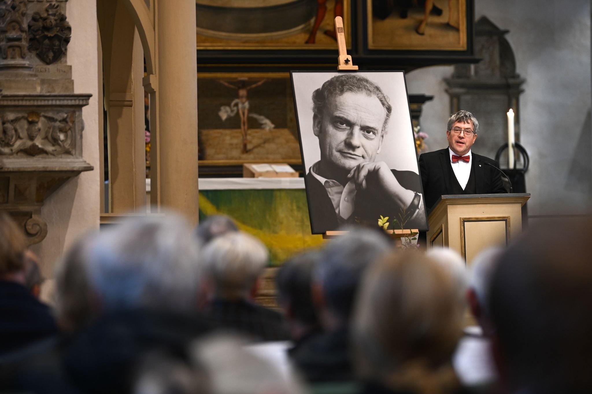 Trauer Gedenkgottesdienst für Ehrenbürger Schorlemmer in Wittenberg