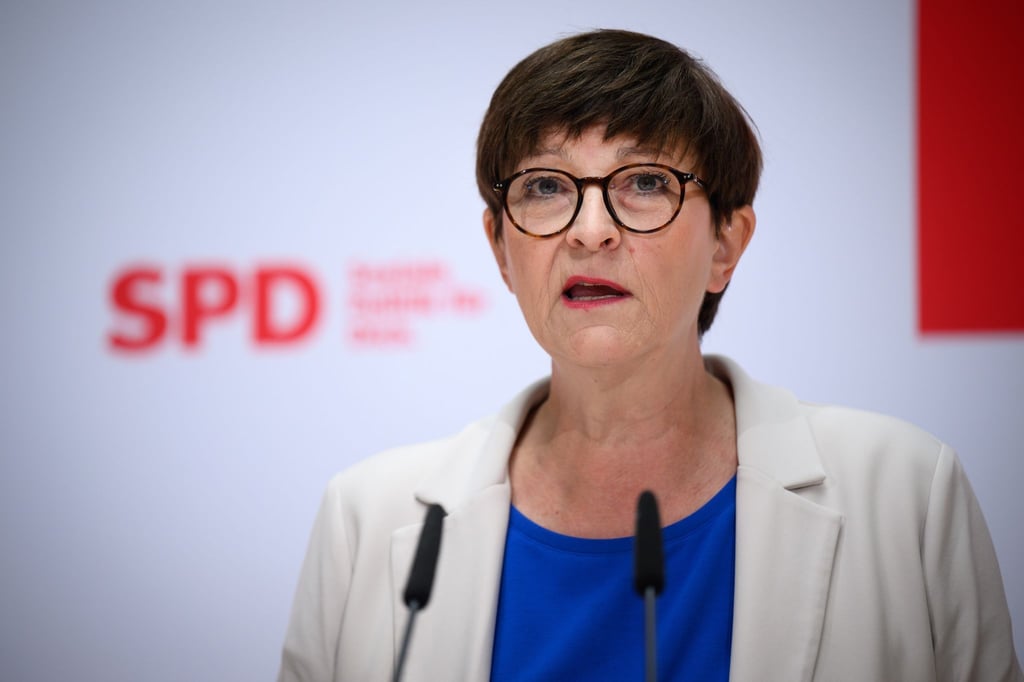 Bundesvorsitzende der SPD, Saskia Esken.