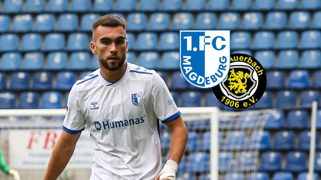 Emir Kuhinja schoss für den 1. FC Magdeburg II im Spitzenspiel gegen den VfB Auerbach seinen sechsten Saisontreffer in der Oberliga.