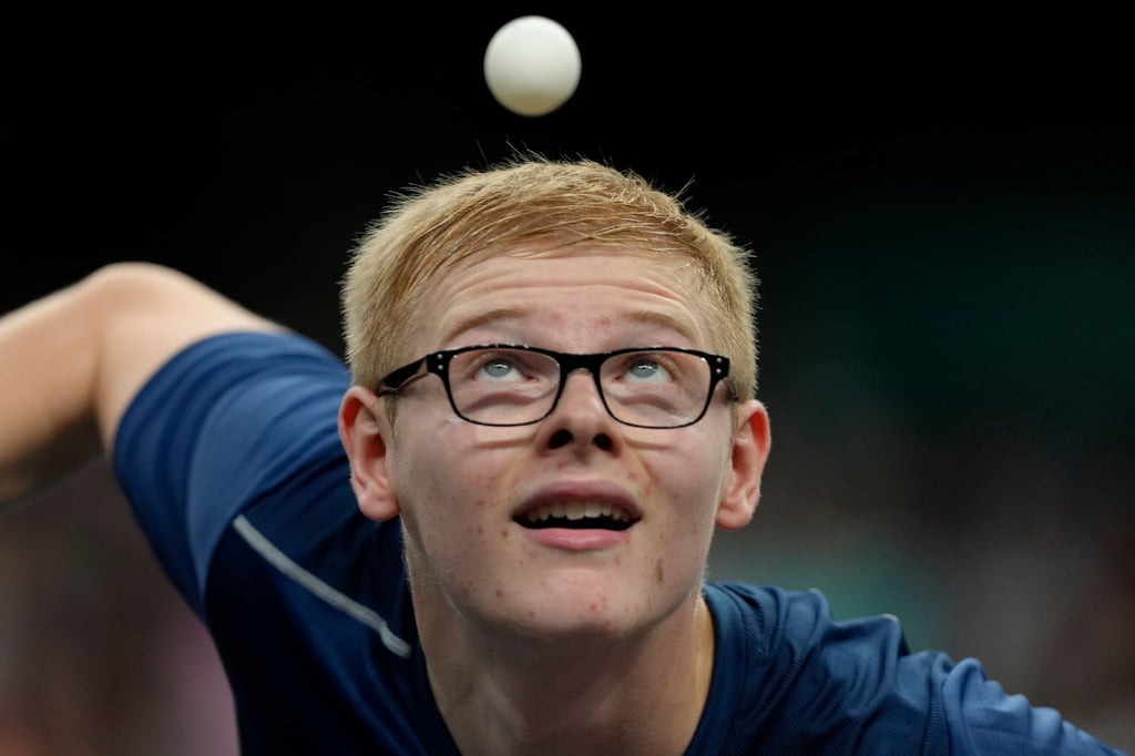 Nach dem EM-Viertelfinale disqualifiziert: Frankreichs Tischtennis-Star Felix Lebrun.