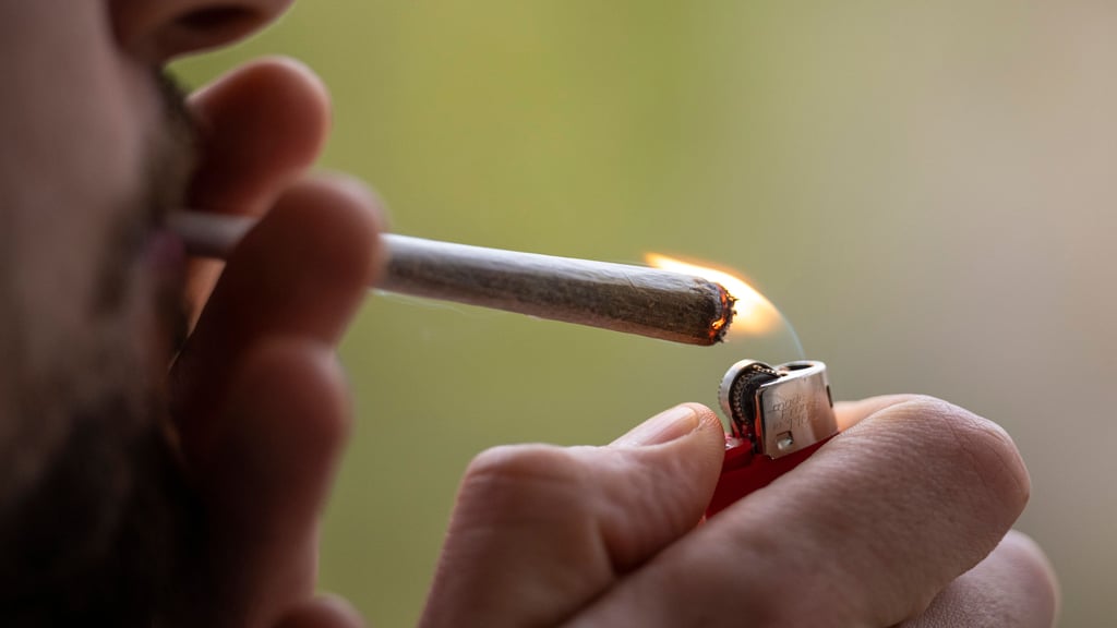 Auf einer digitalen Karte markiert: Wo der Joint legal in Wittenberg geraucht werden darf.