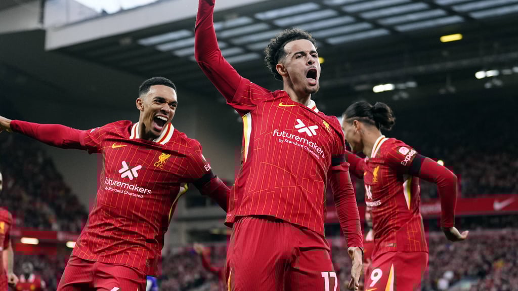 Liverpool-Torschütze Curtis Jones.