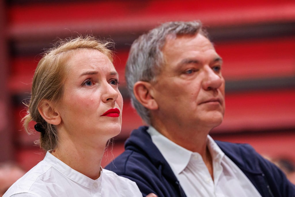 Bundesparteitag in Halle Neue Doppelspitze für die Linke So wollen